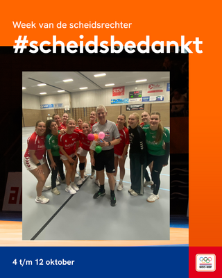 Scheids in het zonnetje tijdens Week van de scheidsrechter Scheids in het zonnetje tijdens Week van de scheidsrechter